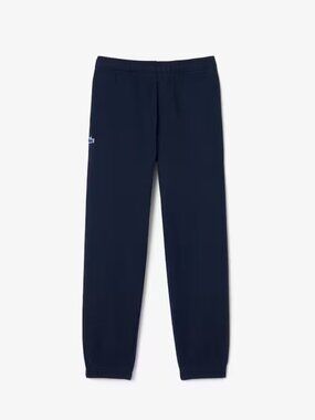 NWT Lacoste Boys' Sport Stripe Detail Sweatpants Marine Blue Sz 12